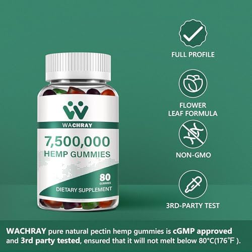 Wachray advanced sleep support gummies safety seal and cap