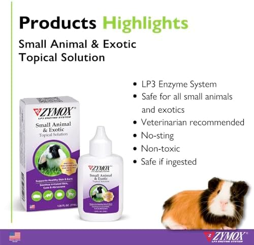 Authentic Zymox small animal formula for itching and skin abrasions