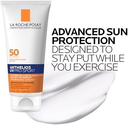 No-drip sport sunscreen that does not run into eyes during exercise