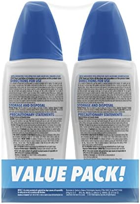 Cutter Skinsations bug spray bottle showing seven percent DEET and aloe ingredients