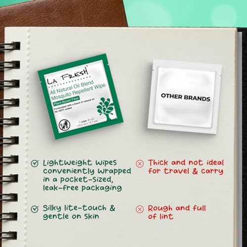 La Fresh peppermint and sesame oil blend natural insect repellent application demonstration