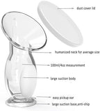Soft food grade silicone breast pump flange flexibility demonstration