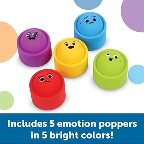 Close up view of the durable BPA-free silicone material and detailed facial expressions on the rainbow emotion toys