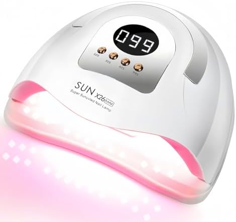 Dmjwan professional nail dryer for gel polish showing 81 LED beads