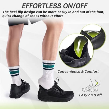 Back view of OrthoComfoot heel support for plantar fasciitis and heel pain relief.