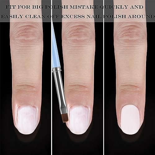 Three piece Jassins nail brush set with gradient handles