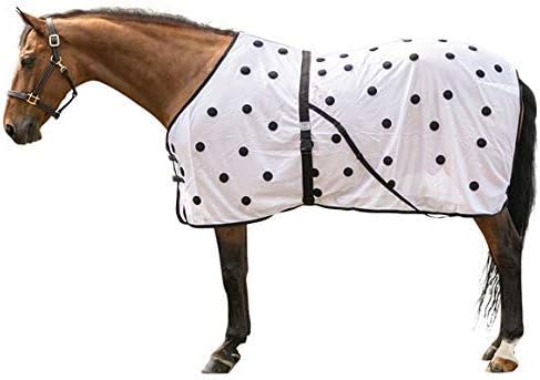 Dura-Tech White Magnetic Horse Sheet Size 72 premium equine therapeutic covering front view