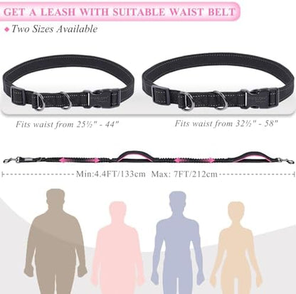 Vivaglory dog leash waist belt quick release buckle