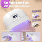 LadyMisty nail lamp showing side profile and ventilation structure