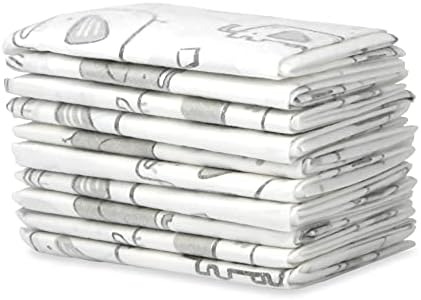 Gray elephant print close up on changing pad surface