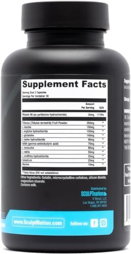 Sculpt Nation V Shred supplement bottle side view