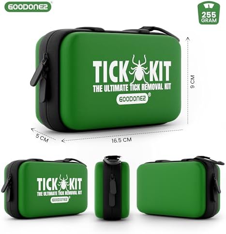 Goodone2 portable carrying case for tick removal tools