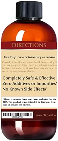 NutriNoche Organa Pure Crystalline Liquid Gold Supplement 30 PPM bottle and label details