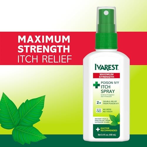 Ivarest Poison Ivy Spray 3.4 fluid ounce touchless applicator nozzle