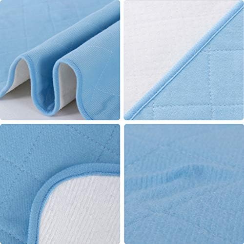Springspirit reusable chucks pads for adult bedwetting rolled up for compact storage.