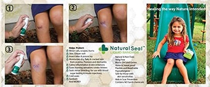 KeriCure Natural Seal double pack imported first aid spray for rashes and burns