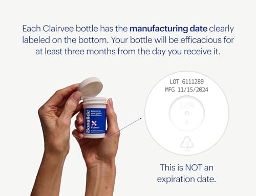 Bonafide Clairvee supplement facts label showing lactobacillus strains