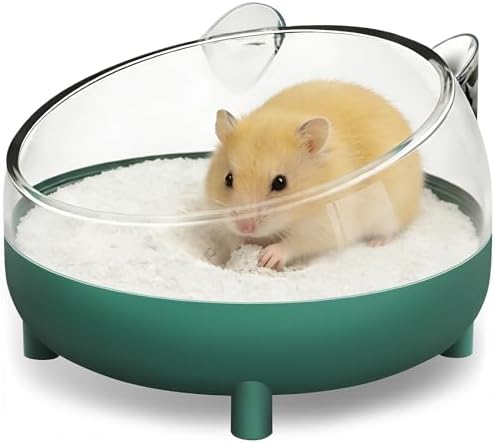 Hamster Bathtub,Small Animals Bathroom,Hamster Sand Bath Container,Hamsters Toilet for Dwarf Hamsters,Gerbils,mice,or Small Animals Food Bowl - Image 2