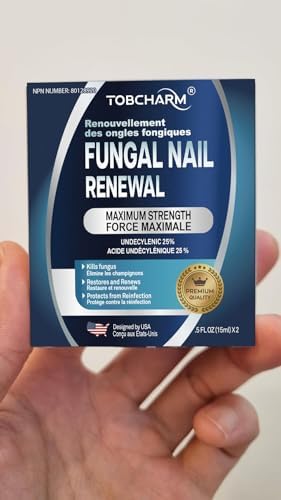 Tobcharm 2 piece value pack for long term nail fungus recovery