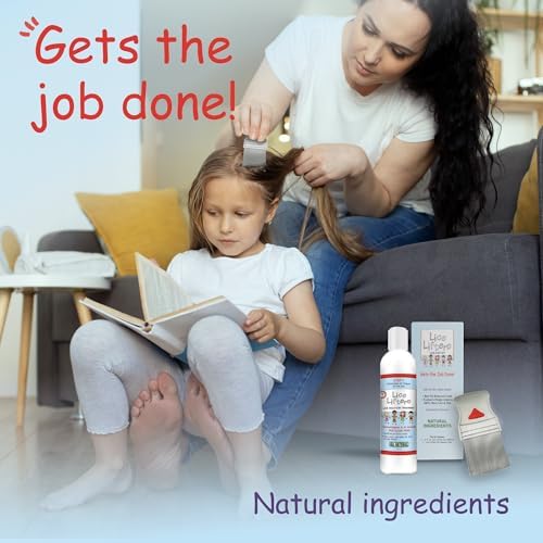 Lice Lifters 8 fluid ounce solution bottle for non toxic lice elimination.