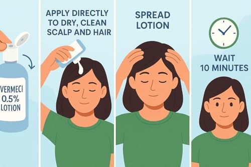 Authentic USA imported Marca Shea Ivermectin Lice Treatment