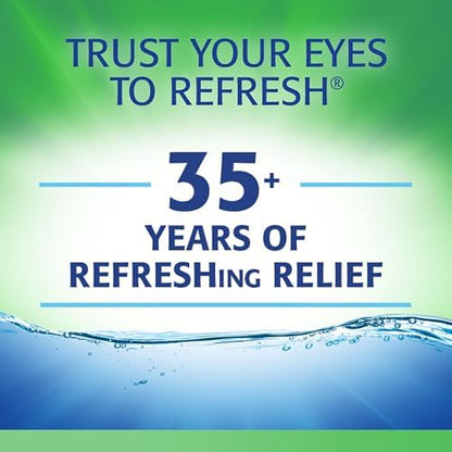 Refresh Tears carboxymethylcellulose sodium formula for natural tear mimicry