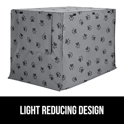 Gorilla Grip anxiety reducing puppy training crate cover setup indoors
