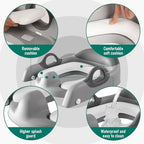 Wiifo kids potty seat converted into a standalone double step stool