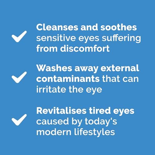 Soothing Optrex eye wash for tired eyes caused by computer use and pollution
