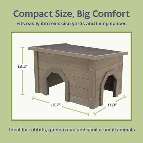 Trixie natura animal home packaging and assembled structure overview
