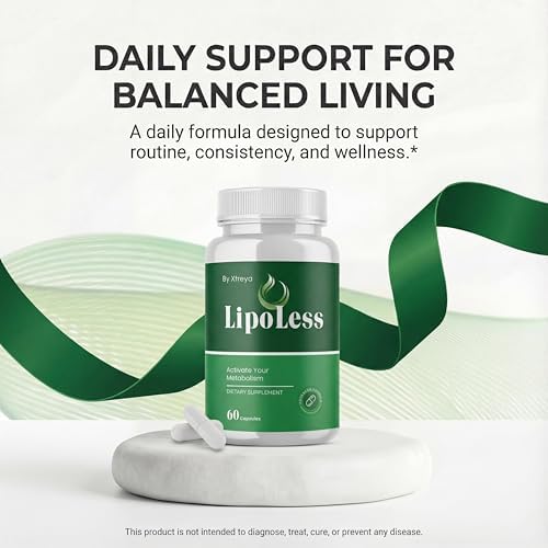 Xtreya LipoLess 180 capsules packaging label details