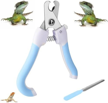 Rishav Pet Care small animal nail trimmer close up view of safety guard mechanism
