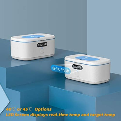 Portable baby wipe warmer for travel and nursery
