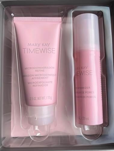 Authentic USA imported Mary Kay professional grade skin exfoliating system featuring dual phase bottles.