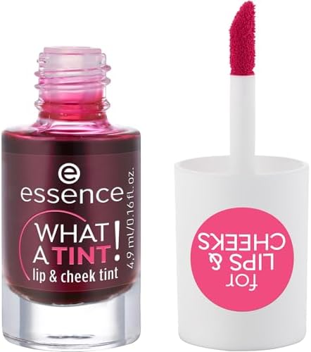 essence | What a Tint! Lip & Cheek Tint | Long-Lasting Liquid Blush & Lip Stain | Non-Sticky & Kiss-Proof | Vegan & Cruelty Free (01 | Kiss from a Rose) - Image 3