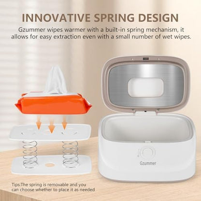 Gzummer wipe warmer with child lock and night light