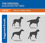 Coolaroo Original Elevated Dog Bed - Breathable Off-The-Ground Pet Bed with Cooling Fabric, Joint Relief & Moisture-Resistant Fabric, 100% Recyclable, Easy Clean, Nutmeg, Large - Image 7