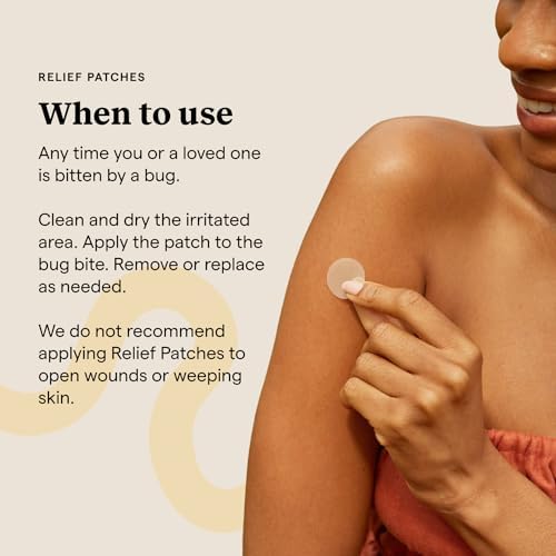 Kinfield clean skincare bug bite remedy containing arnica and witch hazel ingredients for instant cooling comfort.