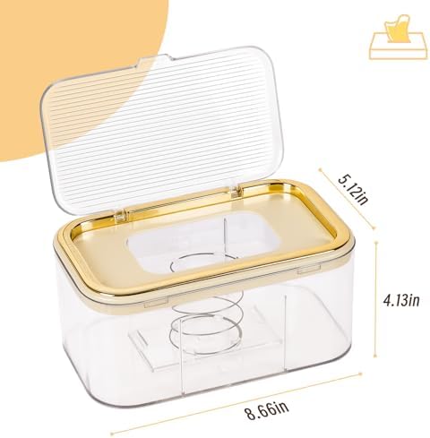Flenpptly wet wipes holder showing internal spring mechanism