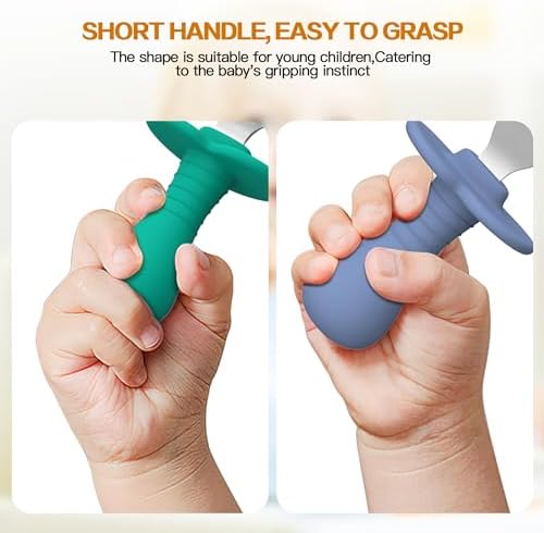 SFCCMM baby utensil set in four different colors