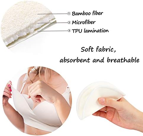 Phogary nursing pads showing 3-layer construction
