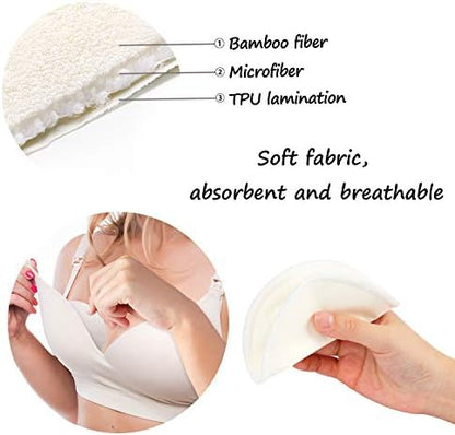 Phogary nursing pads showing 3-layer construction