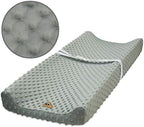 BlueSnail changing pad cover elastic bottom detail for secure table fit