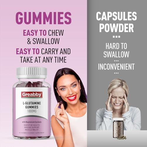 Nutritional ingredient highlights for Greabby L Glutamine gummies