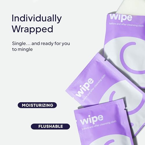 Biodegradable and flushable adult hygiene wipes from Hello Cake.