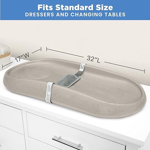 Delta Children baby blossom changing pad in modern nursery setting