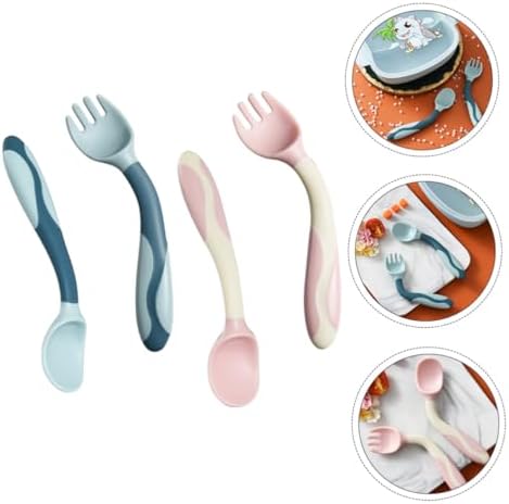 Gum friendly soft silicone infant spoons for teething babies