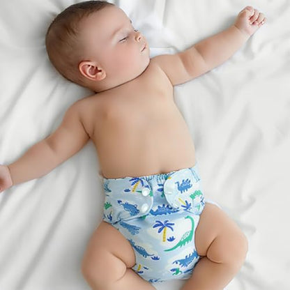 Close up of waterproof fabric texture on Bisenkid diaper