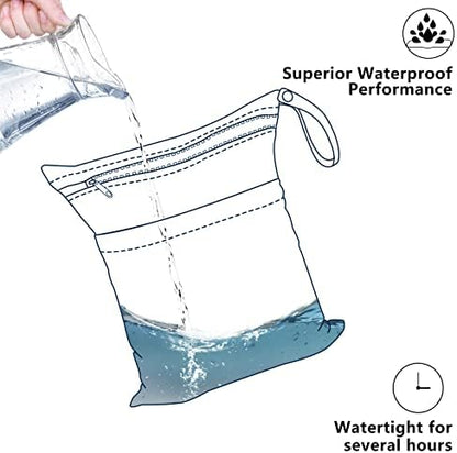 Alvababy reusable storage bag with handle
