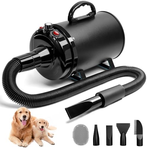 Blanlody pet grooming dryer with adjustable control knob